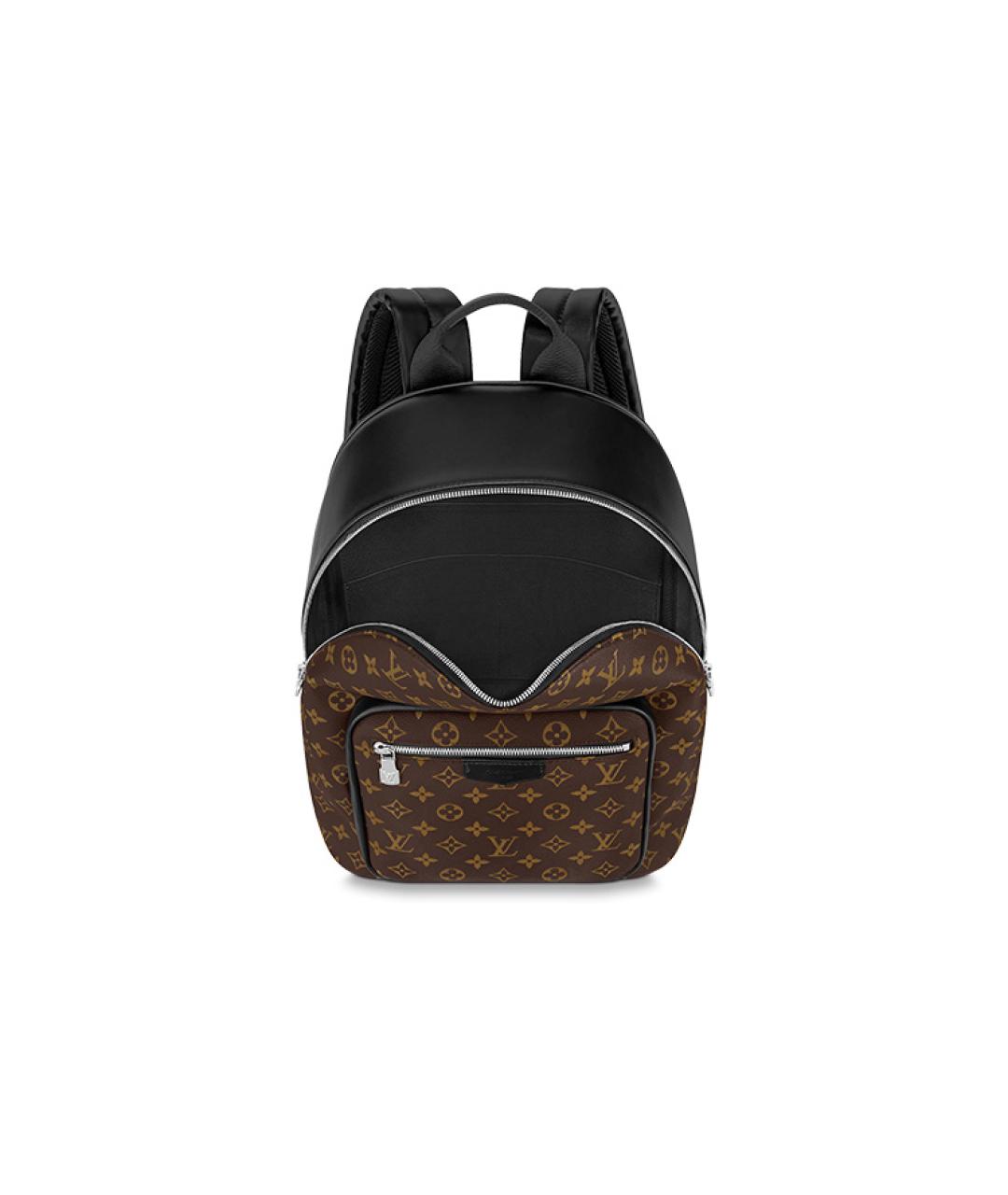 LOUIS VUITTON Коричневый тканевый рюкзак, фото 3