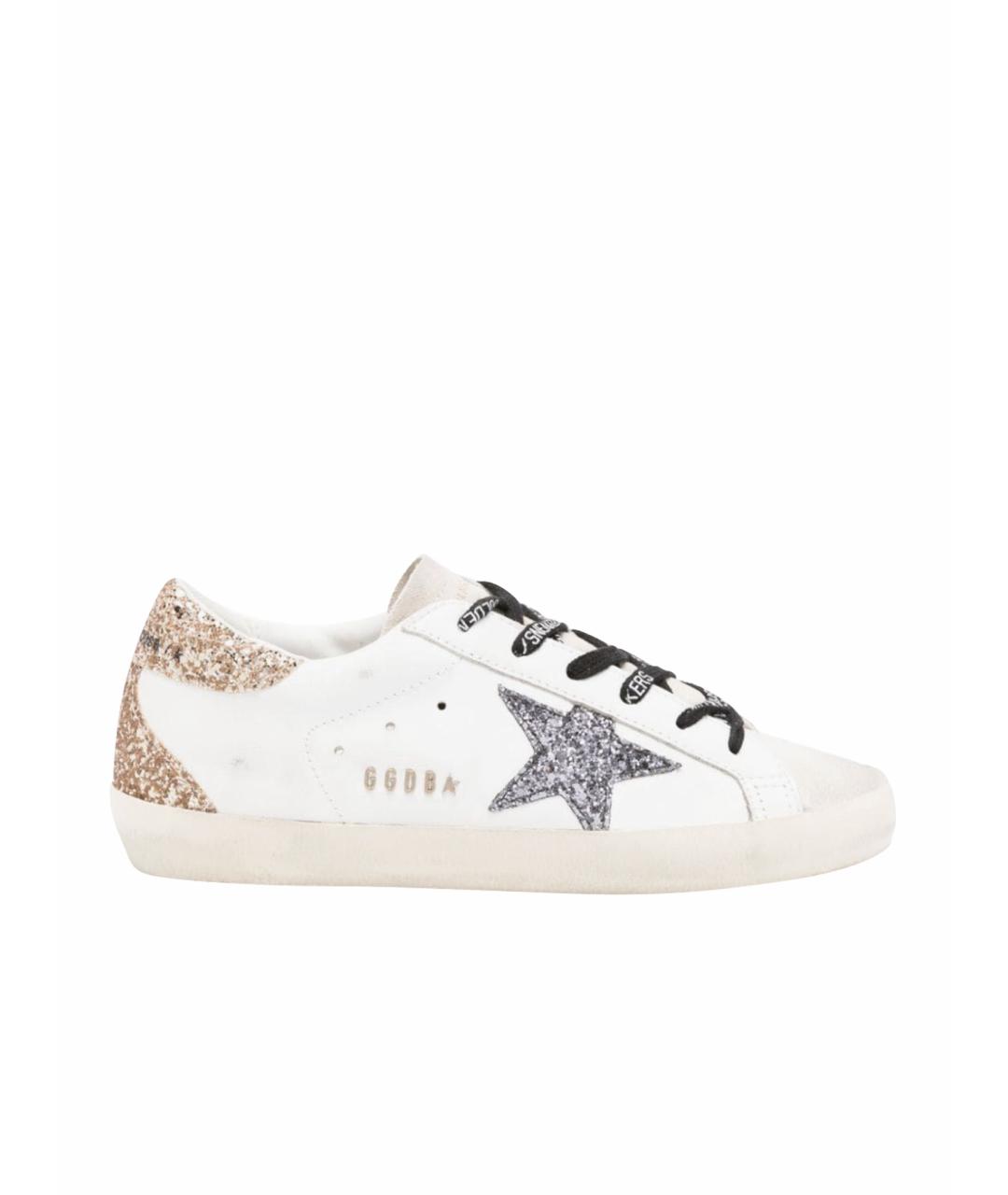 GOLDEN GOOSE DELUXE BRAND Белые кожаные кеды, фото 1