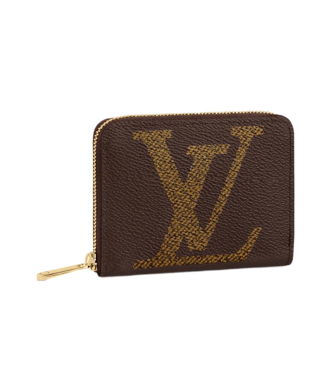 LOUIS VUITTON Коричневый кошелек, фото 1