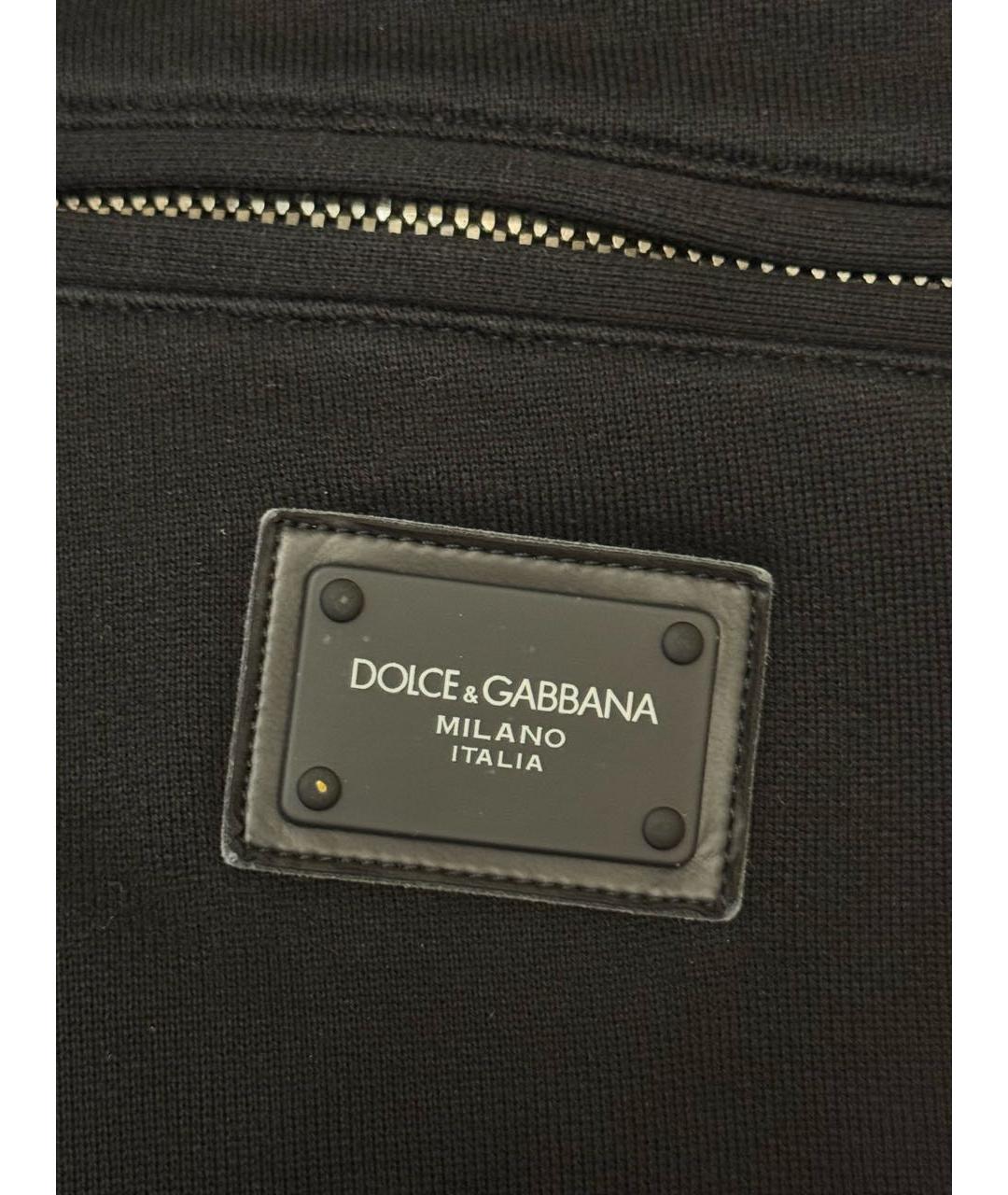 DOLCE&GABBANA Черные повседневные брюки, фото 3