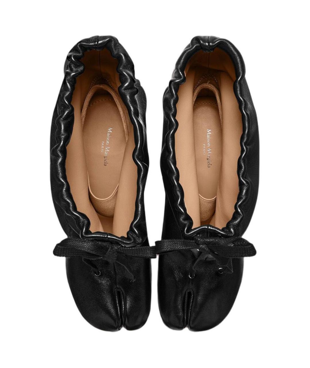 MAISON MARGIELA Черные кожаные сапоги, фото 3