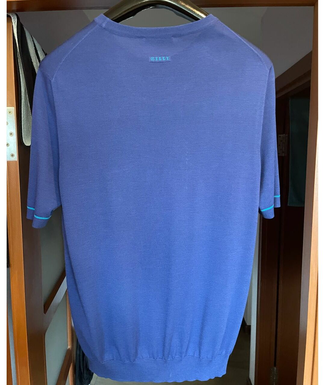 ZILLI Синий шелковый джемпер / свитер, фото 2