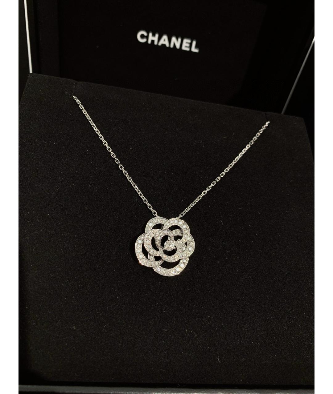 CHANEL Серебряная подвеска из белого золота, фото 7