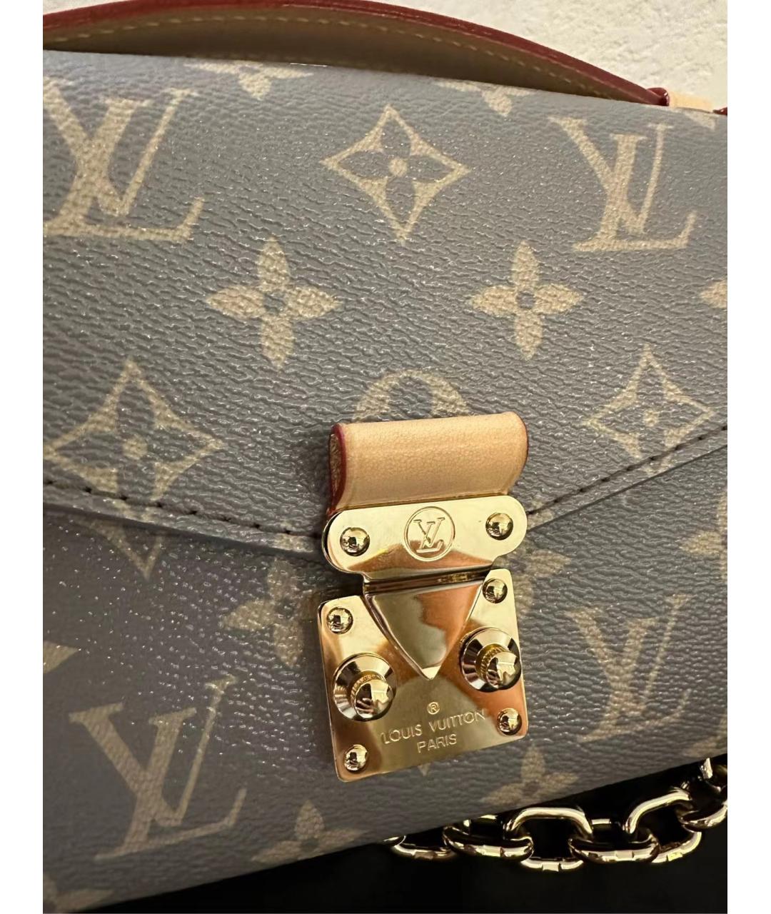 LOUIS VUITTON Коричневая сумка через плечо, фото 3