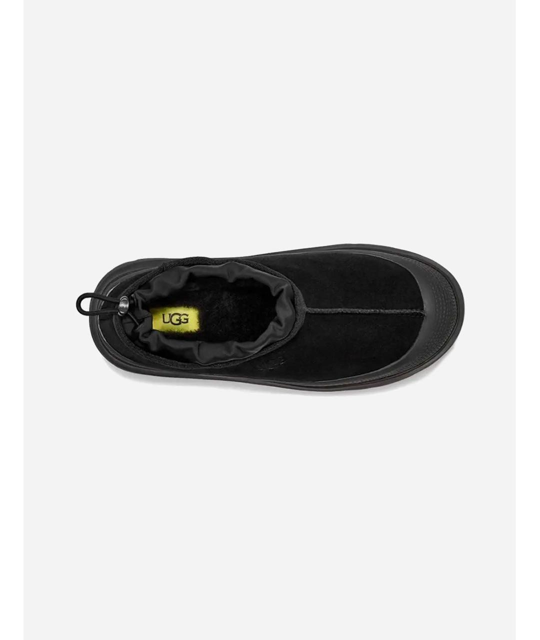 UGG AUSTRALIA Черные замшевые низкие ботинки, фото 4