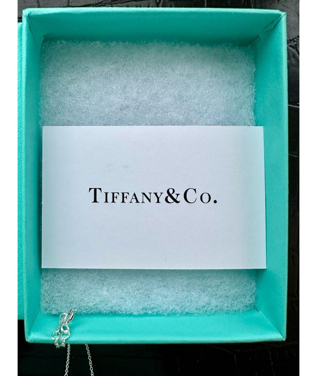 TIFFANY&CO Бирюзовая серебряная подвеска, фото 6