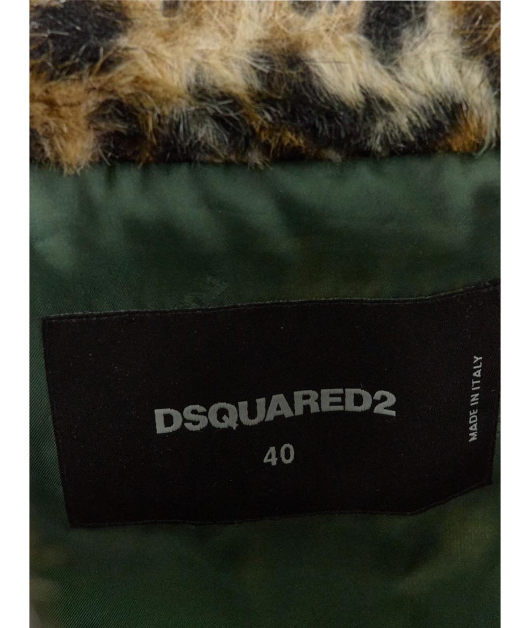 DSQUARED2 Бежевая шуба, фото 6