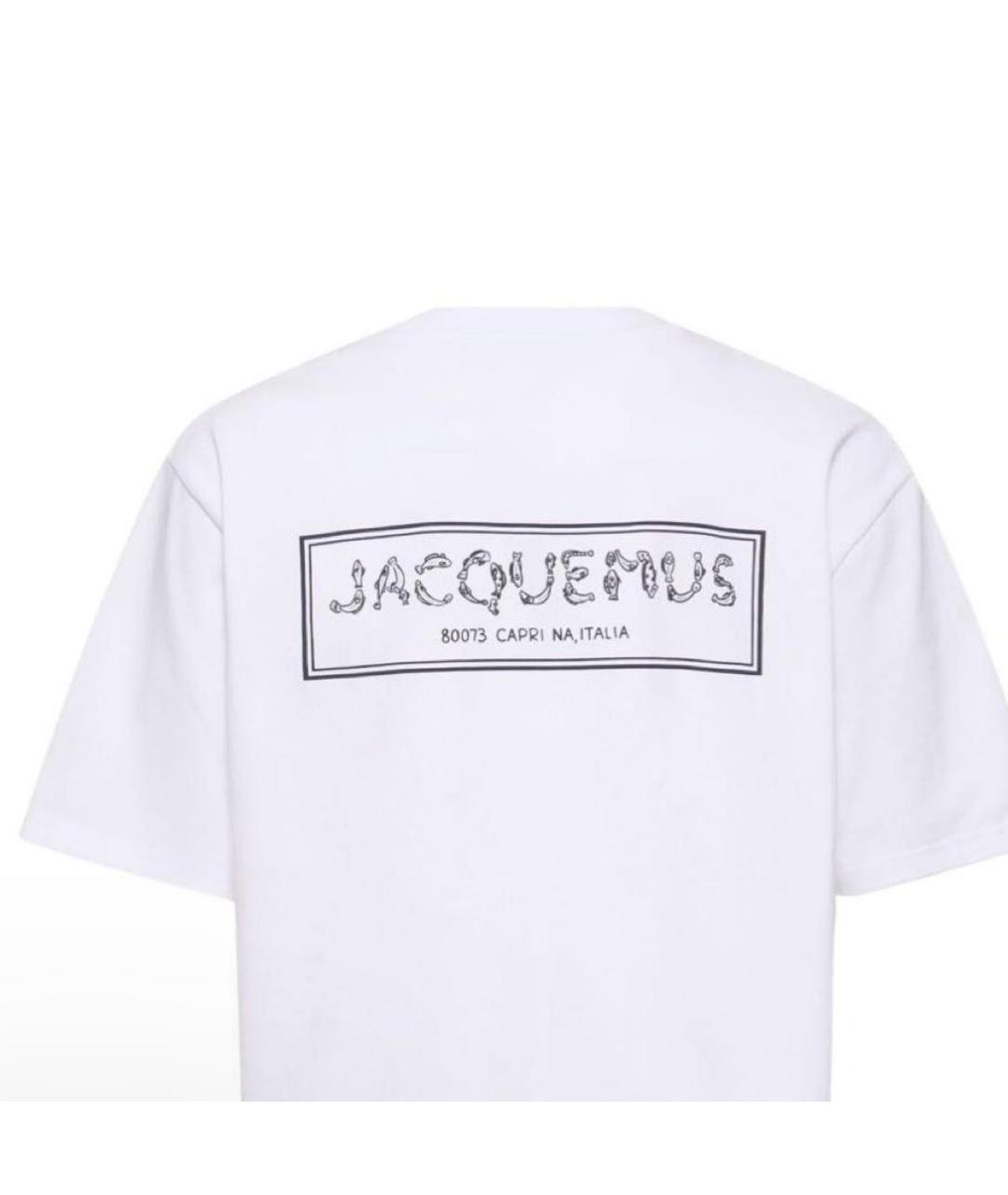 JACQUEMUS Белая футболка, фото 2