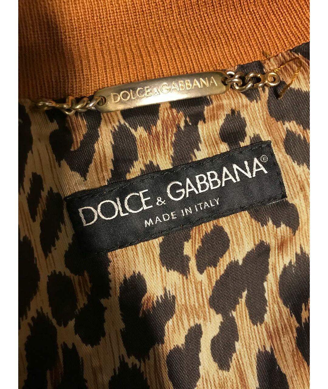 DOLCE&GABBANA Оранжевая замшевая куртка, фото 3