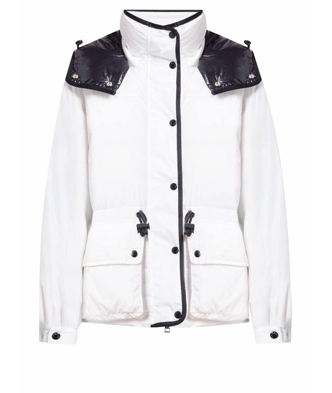 MONCLER Белый пуховик, фото 1