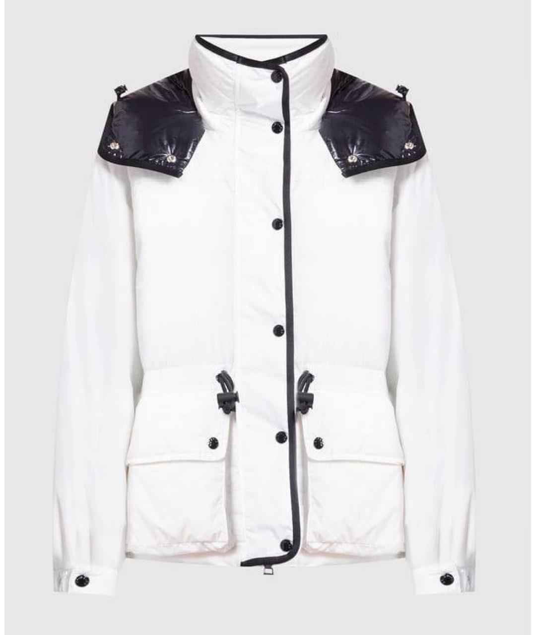 MONCLER Белый пуховик, фото 7