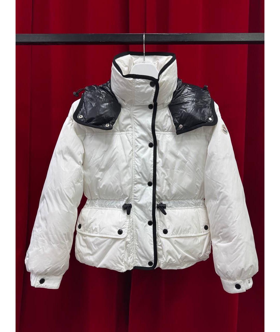 MONCLER Белый пуховик, фото 6