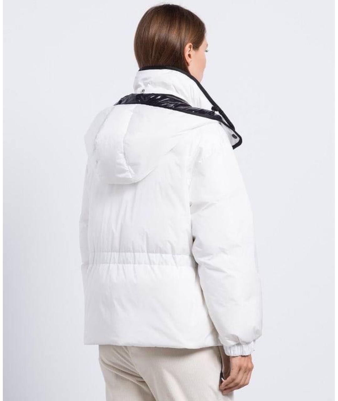 MONCLER Белый пуховик, фото 3