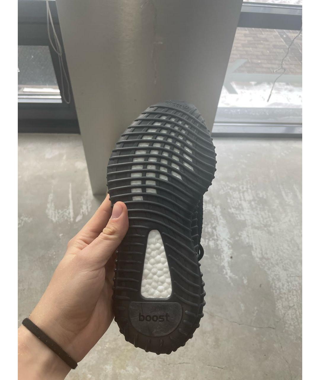 ADIDAS YEEZY Черные синтетические кроссовки, фото 8