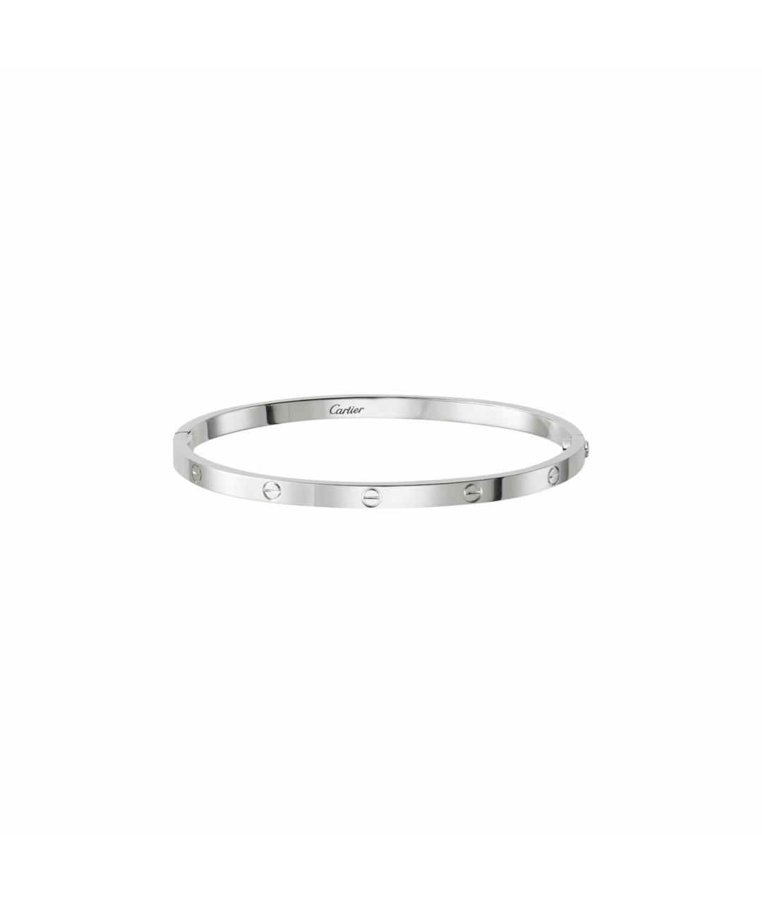 CARTIER Серебрянный браслет из белого золота, фото 1