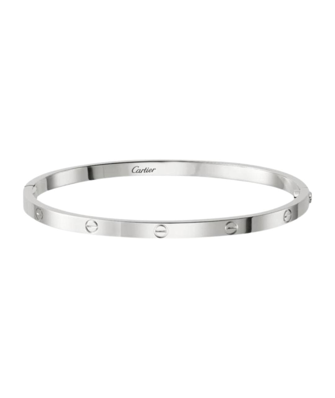 CARTIER Серебрянный браслет из белого золота, фото 1