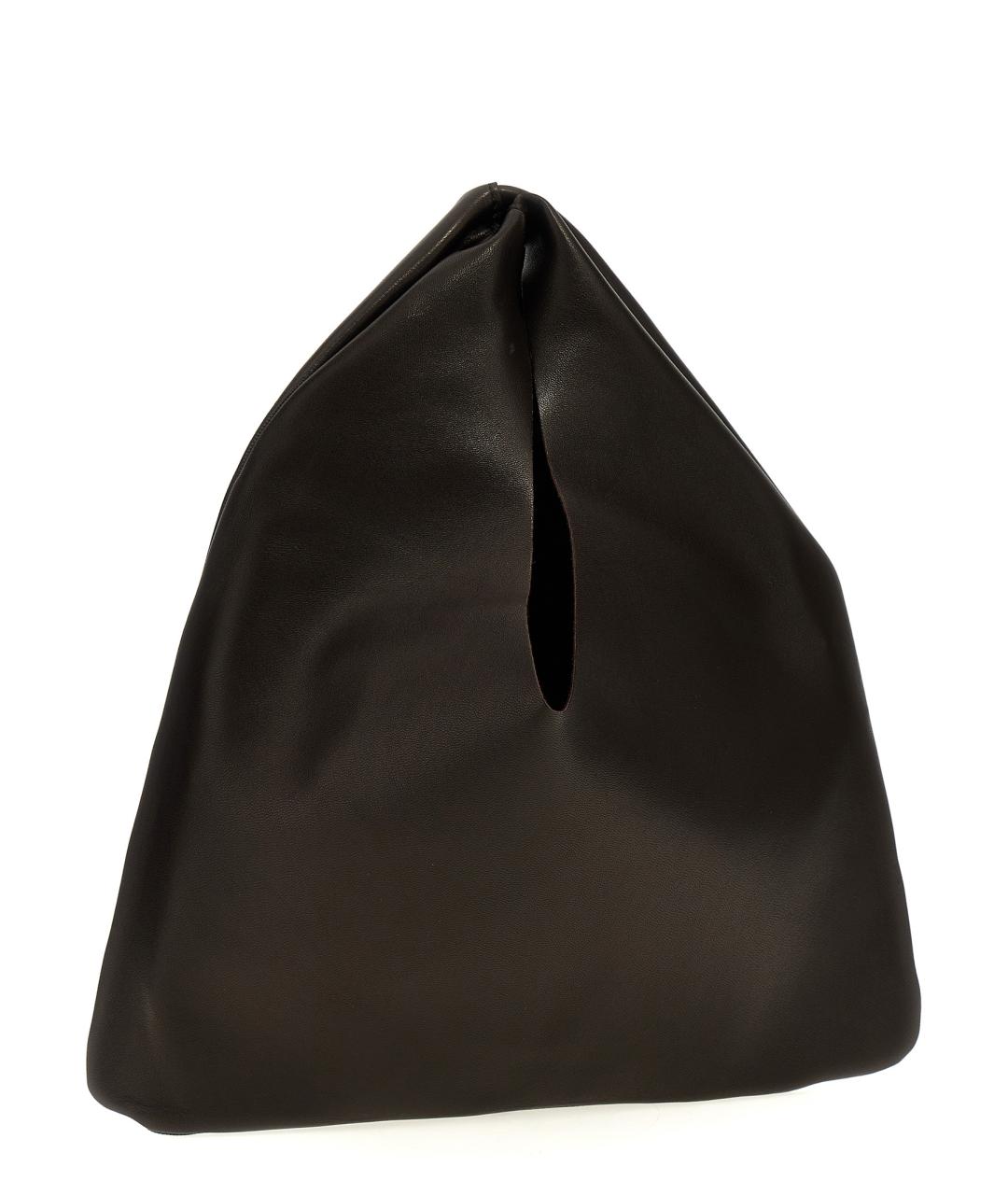 THE ROW Коричневая кожаная сумка тоут, фото 2