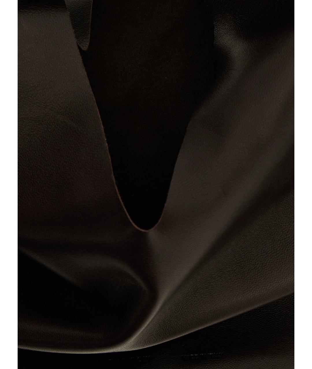 THE ROW Коричневая кожаная сумка тоут, фото 4