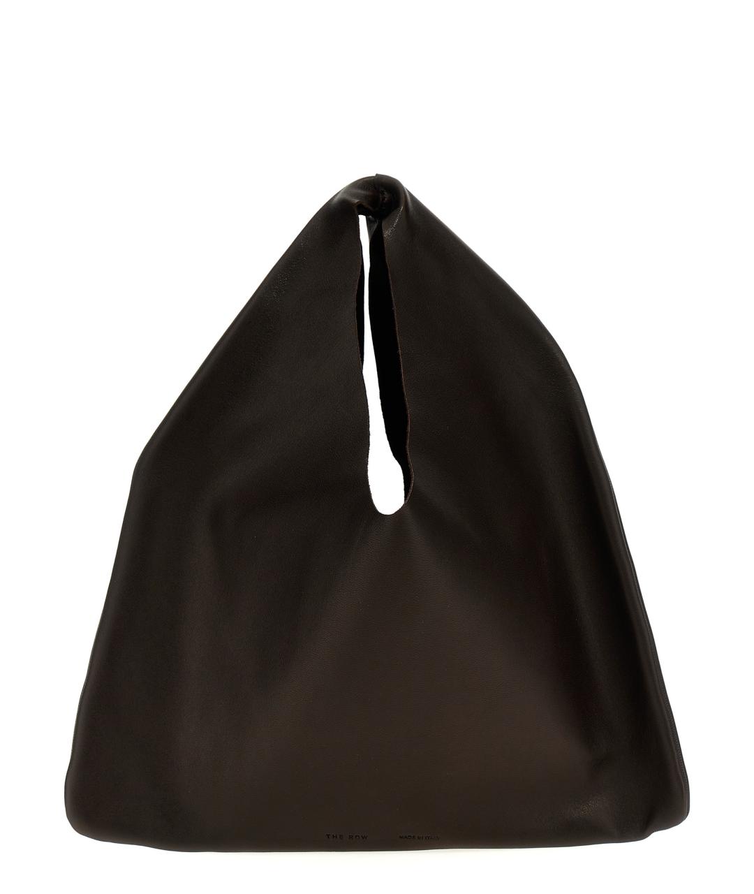 THE ROW Коричневая кожаная сумка тоут, фото 1