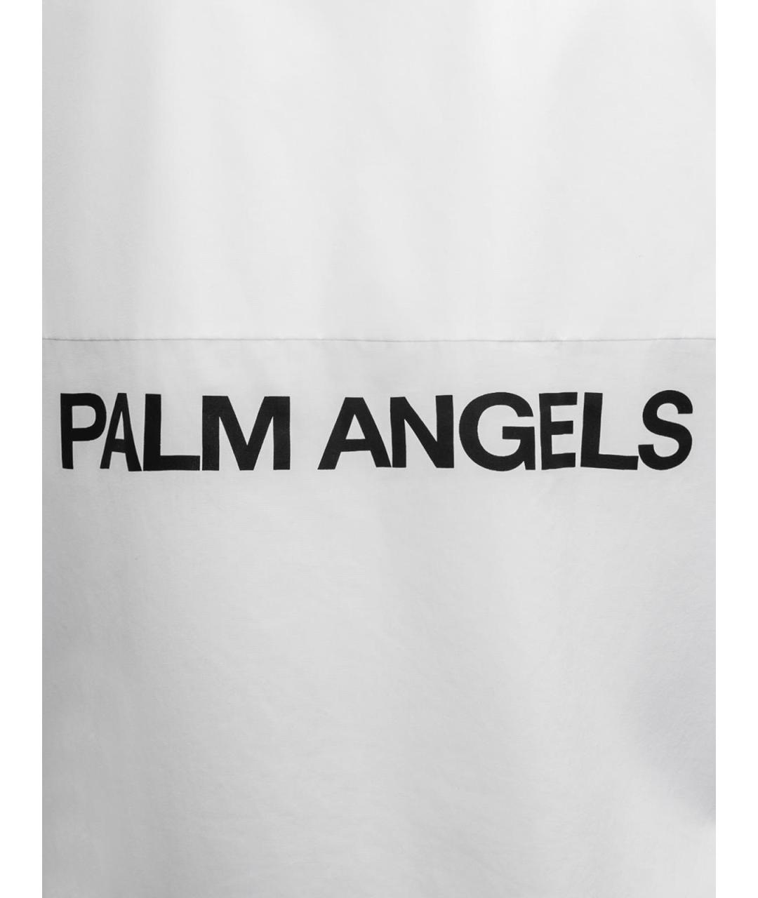 PALM ANGELS Белая хлопковая рубашка, фото 4