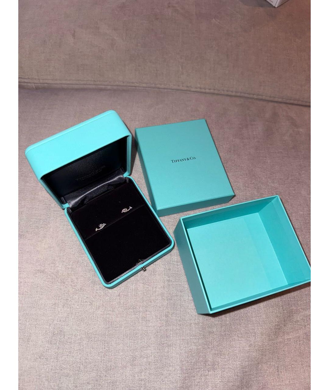 TIFFANY&CO Серьги из белого золота, фото 6