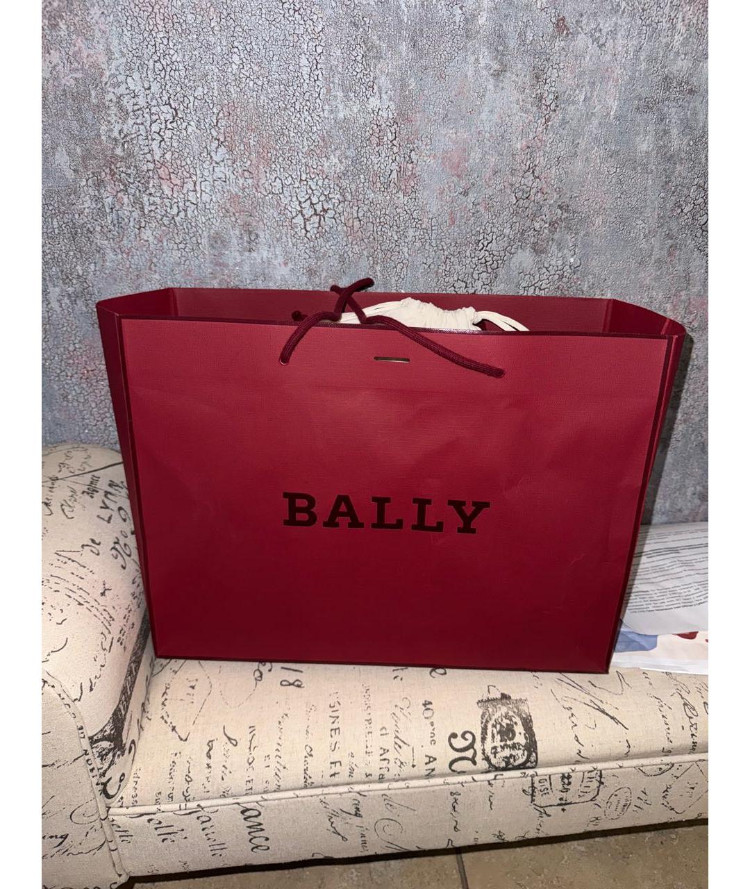 BALLY Темно-синяя кожаная поясная сумка, фото 6