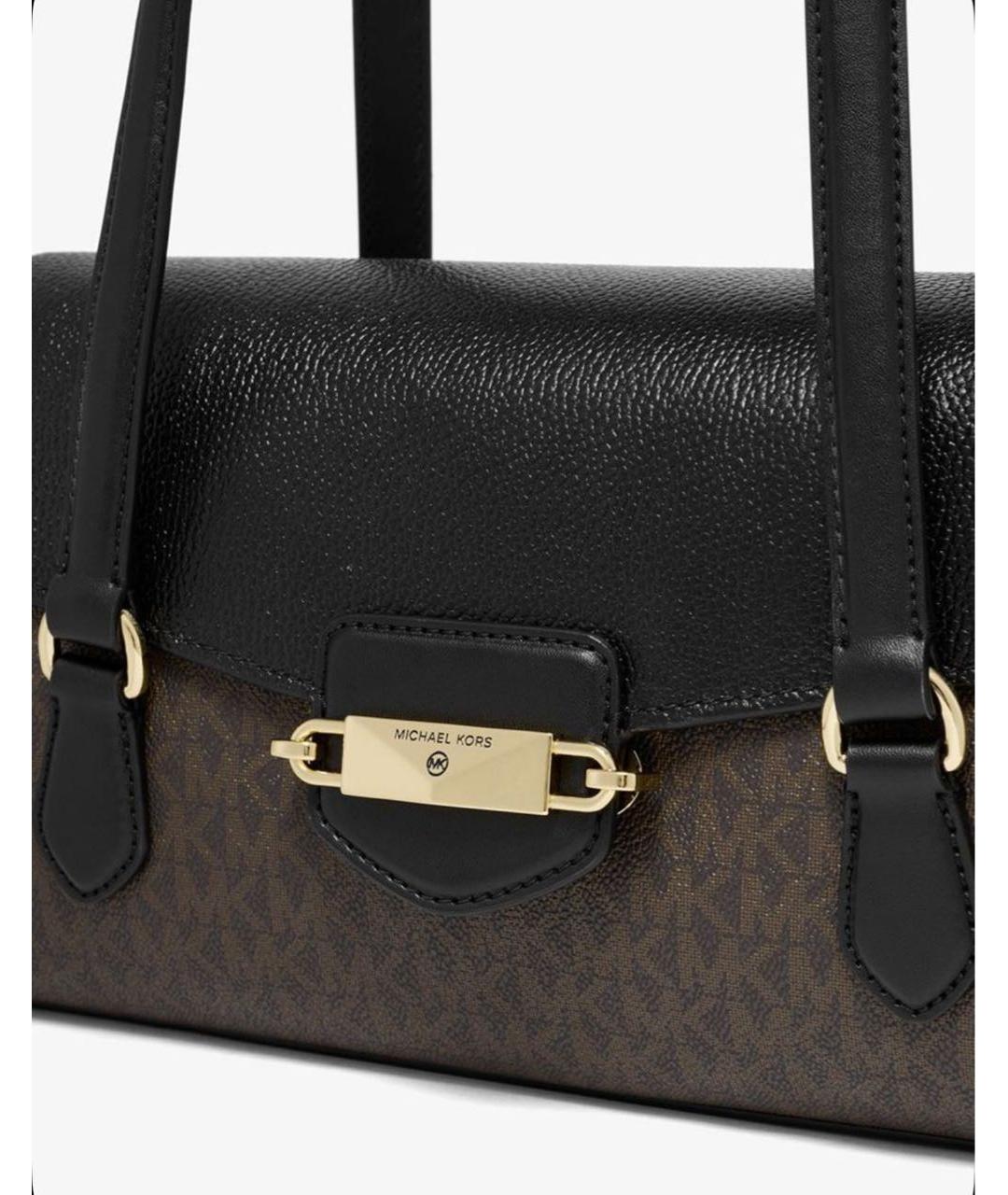 MICHAEL KORS Коричневая сумка через плечо из искусственной кожи, фото 3