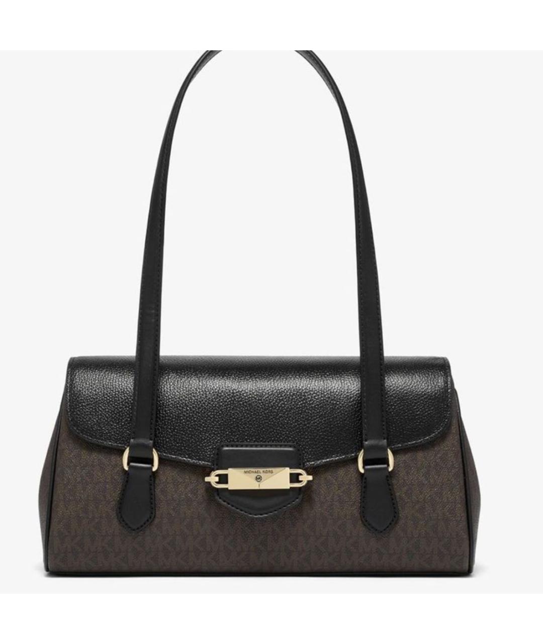 MICHAEL KORS Коричневая сумка через плечо из искусственной кожи, фото 9