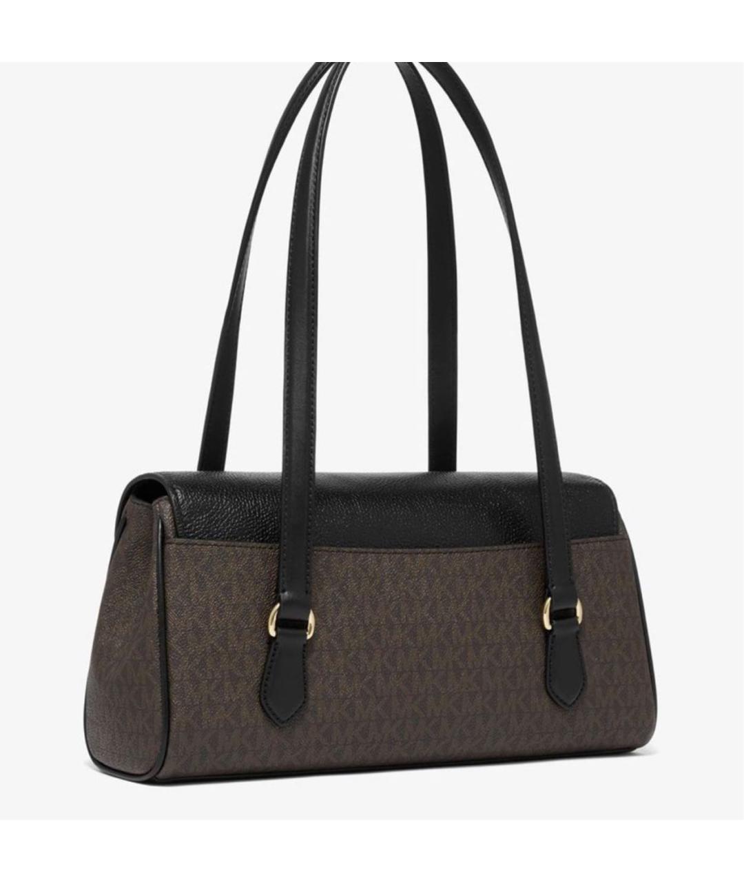 MICHAEL KORS Коричневая сумка через плечо из искусственной кожи, фото 2