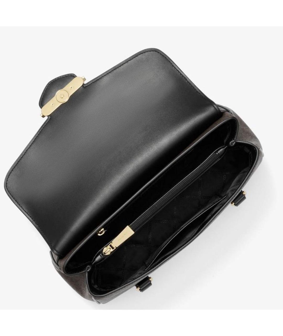 MICHAEL KORS Коричневая сумка через плечо из искусственной кожи, фото 5