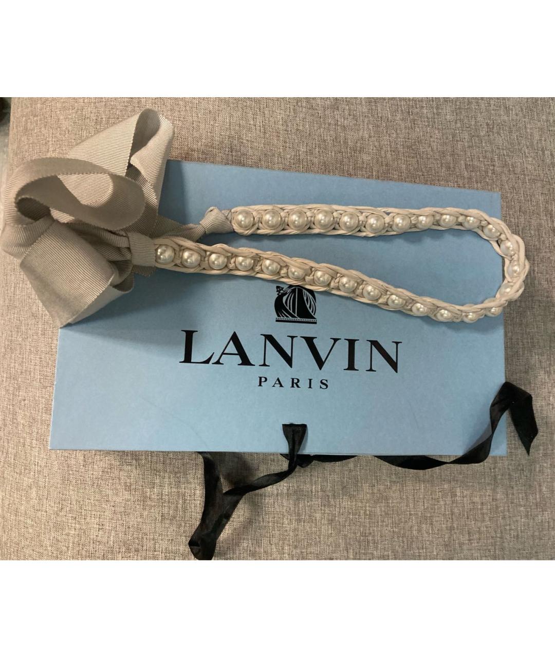 LANVIN Бежевый чокер, фото 4