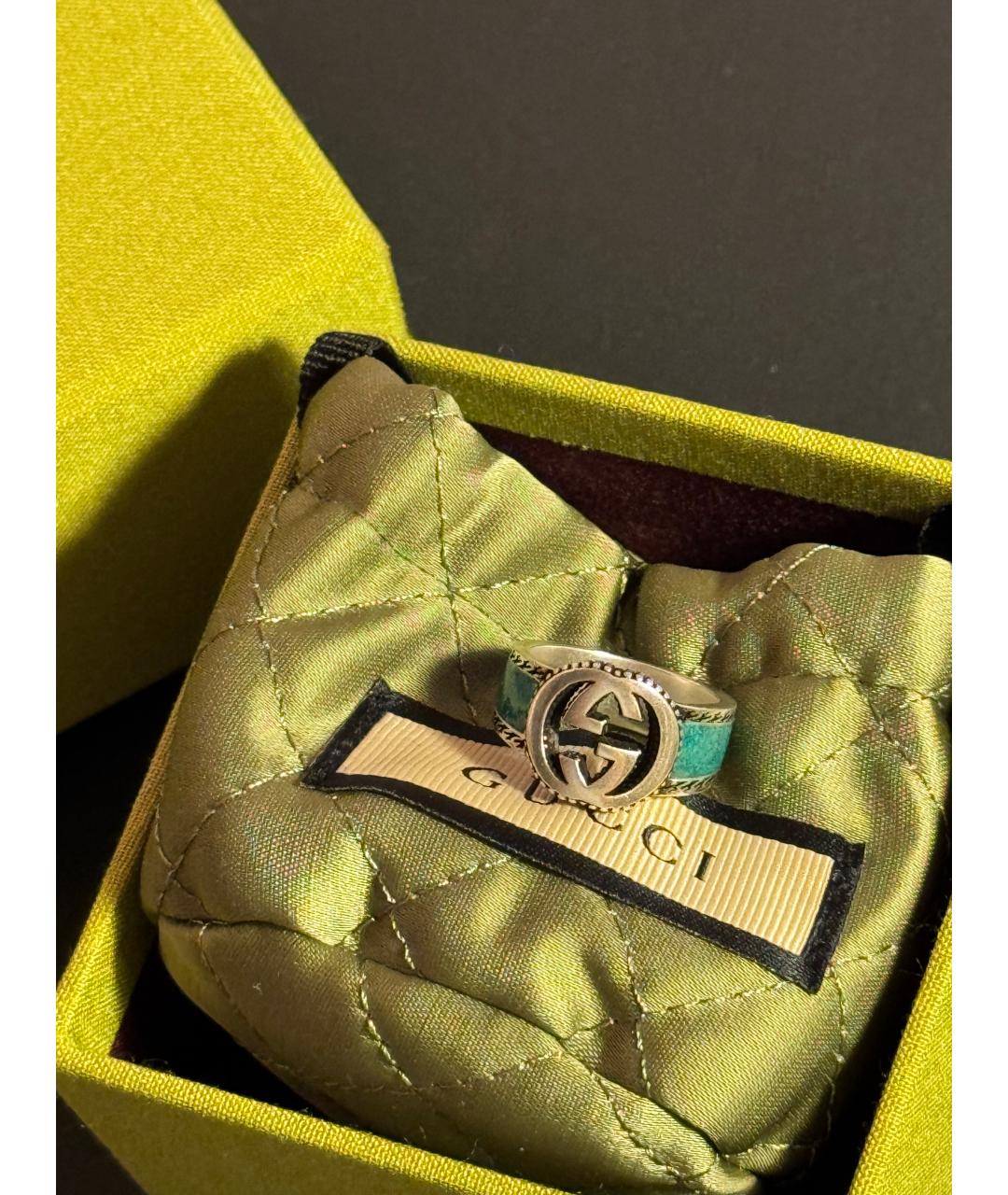 GUCCI Серебряное серебряное кольцо, фото 6