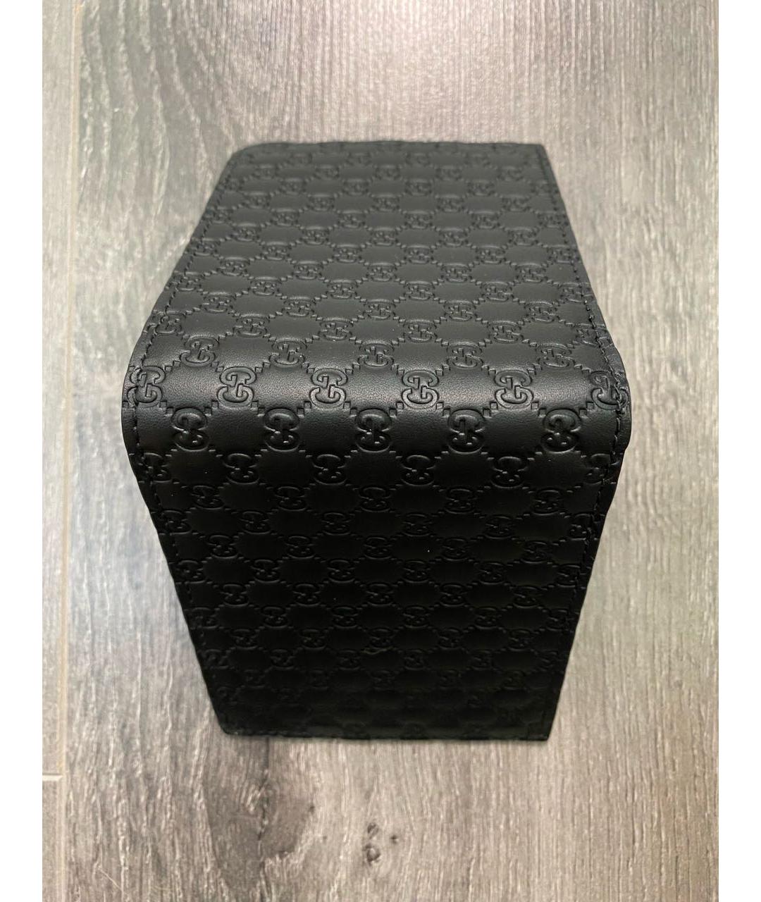 GUCCI Черный кожаный кошелек, фото 3