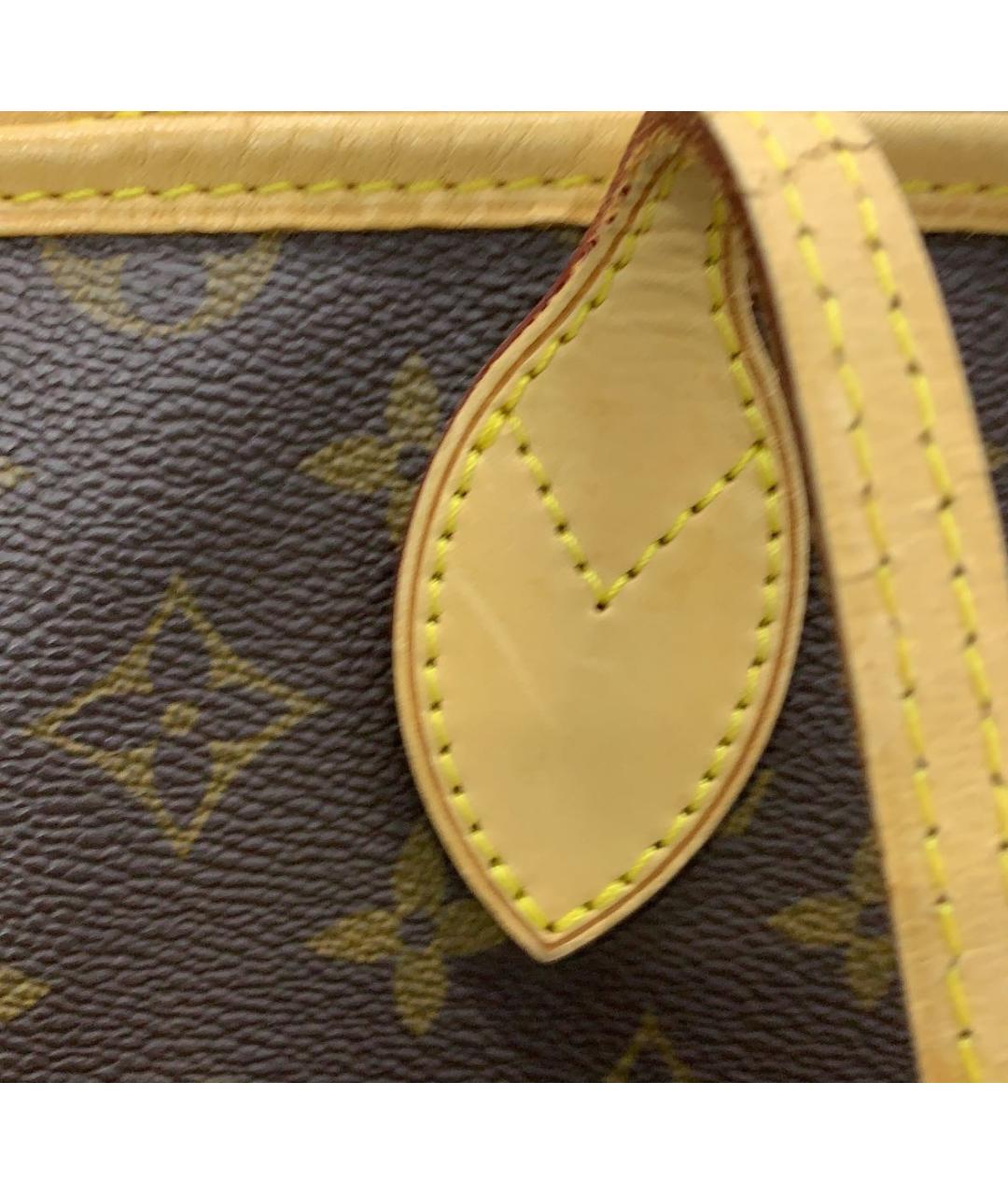 LOUIS VUITTON Коричневая сумка тоут, фото 7