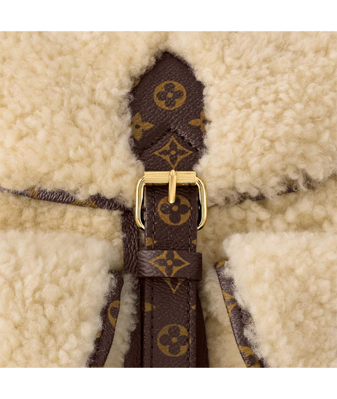 LOUIS VUITTON Бежевый рюкзак, фото 6