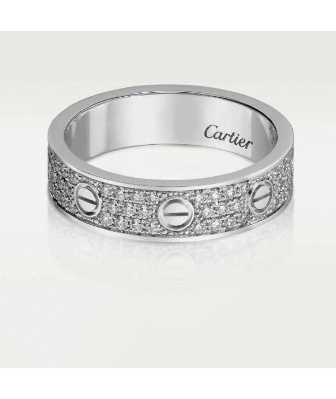 CARTIER Белое кольцо из белого золота, фото 7