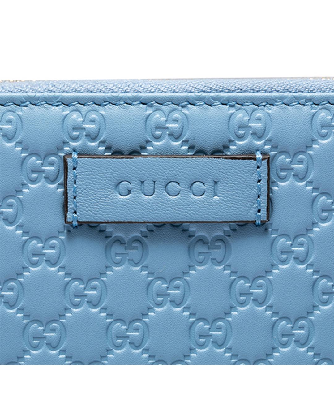 GUCCI Голубой кошелек, фото 8