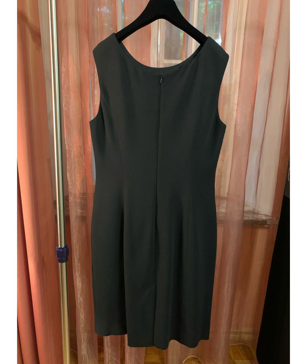 BLUMARINE Черное шерстяное повседневное платье, фото 2