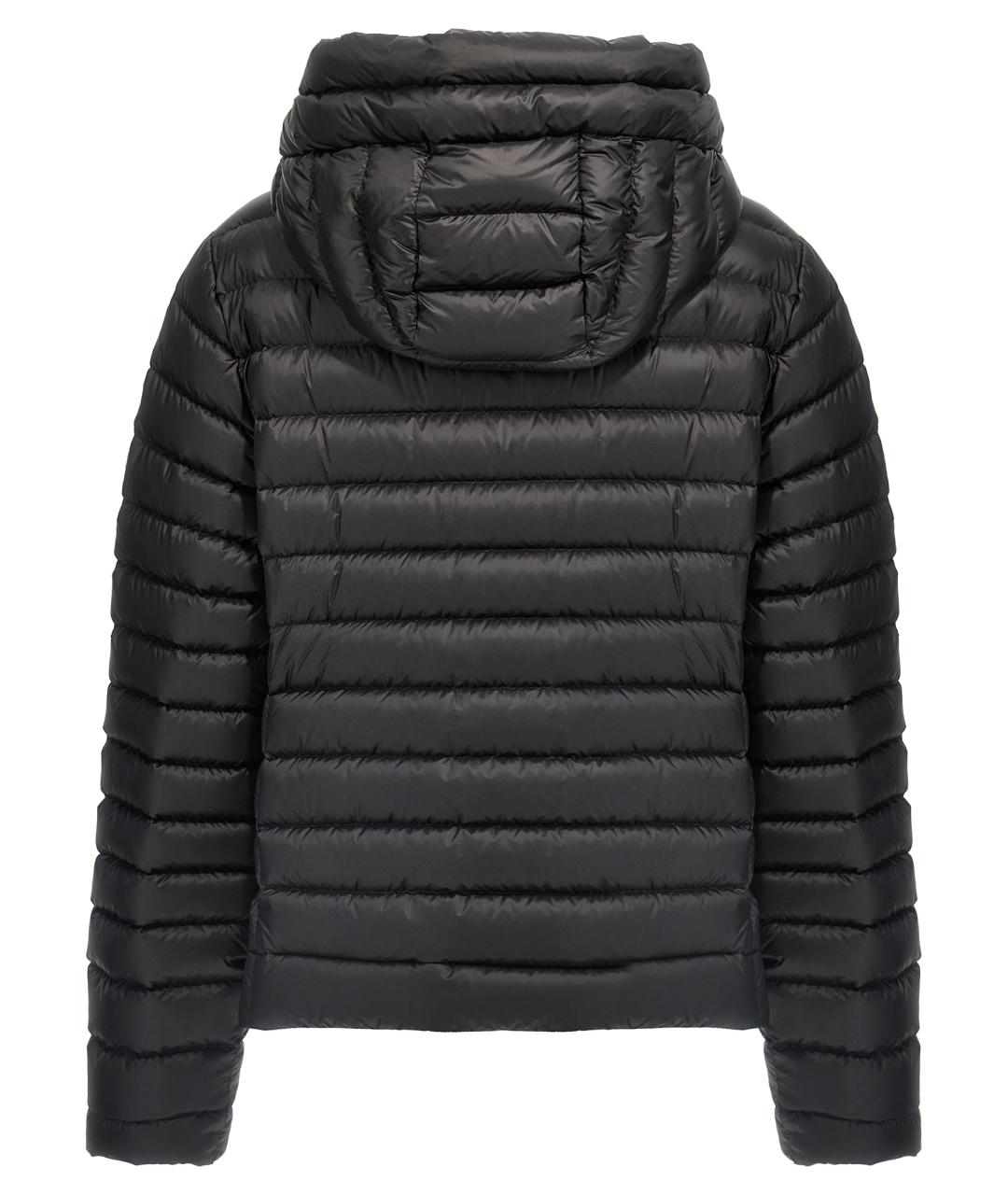 MONCLER Черный полиамидовый пуховик, фото 2