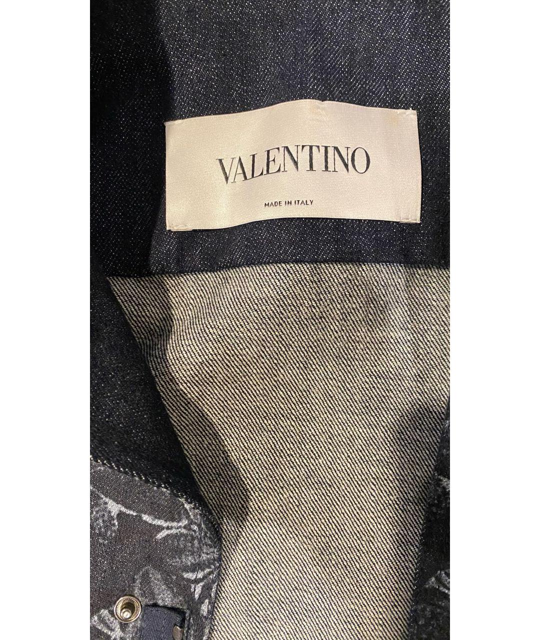 VALENTINO Темно-синяя деним куртка, фото 3