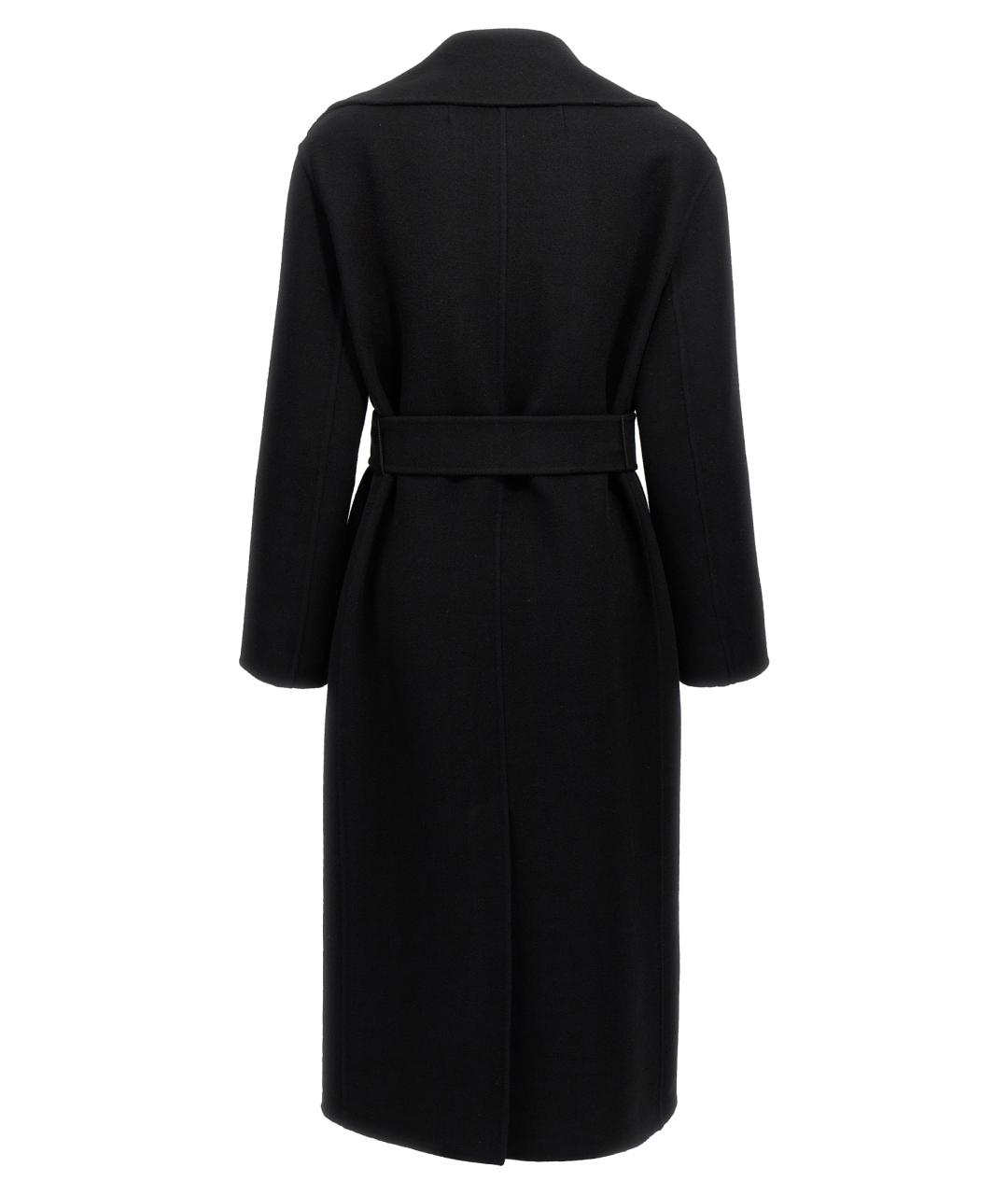THE ROW Черное шерстяное пальто, фото 2