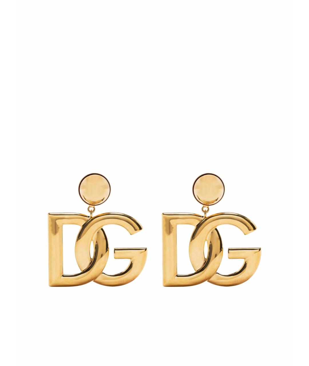 DOLCE&GABBANA Золотые серьги, фото 1