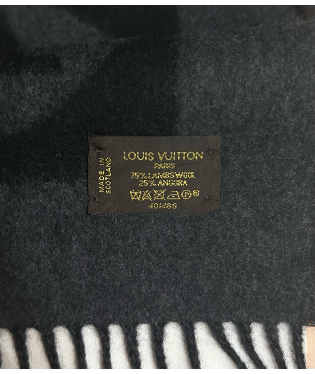 LOUIS VUITTON Шерстяной шарф, фото 3