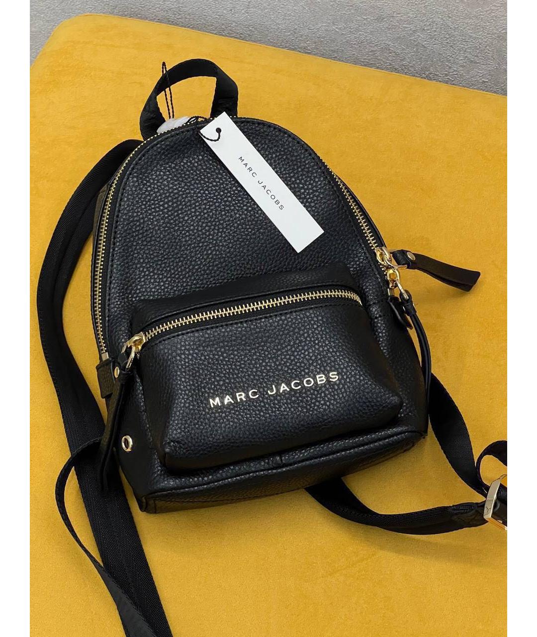 MARC JACOBS Черный рюкзак из искусственной кожи, фото 9