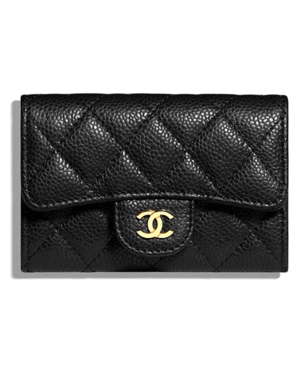 CHANEL Черный кошелек, фото 1