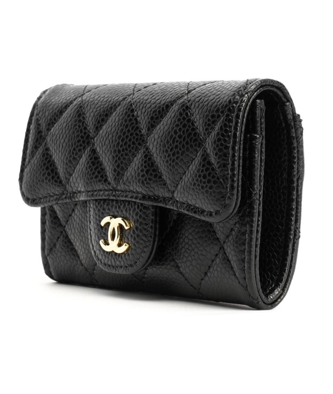 CHANEL Черный кошелек, фото 2