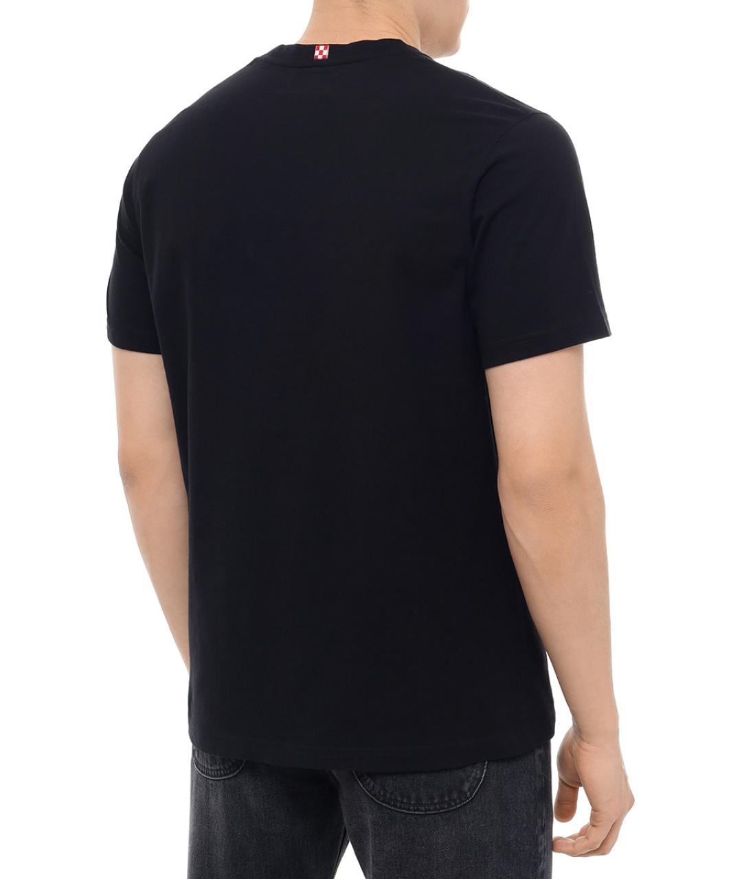 MC2 SAINT BARTH Черное поло с длинным рукавом, фото 2