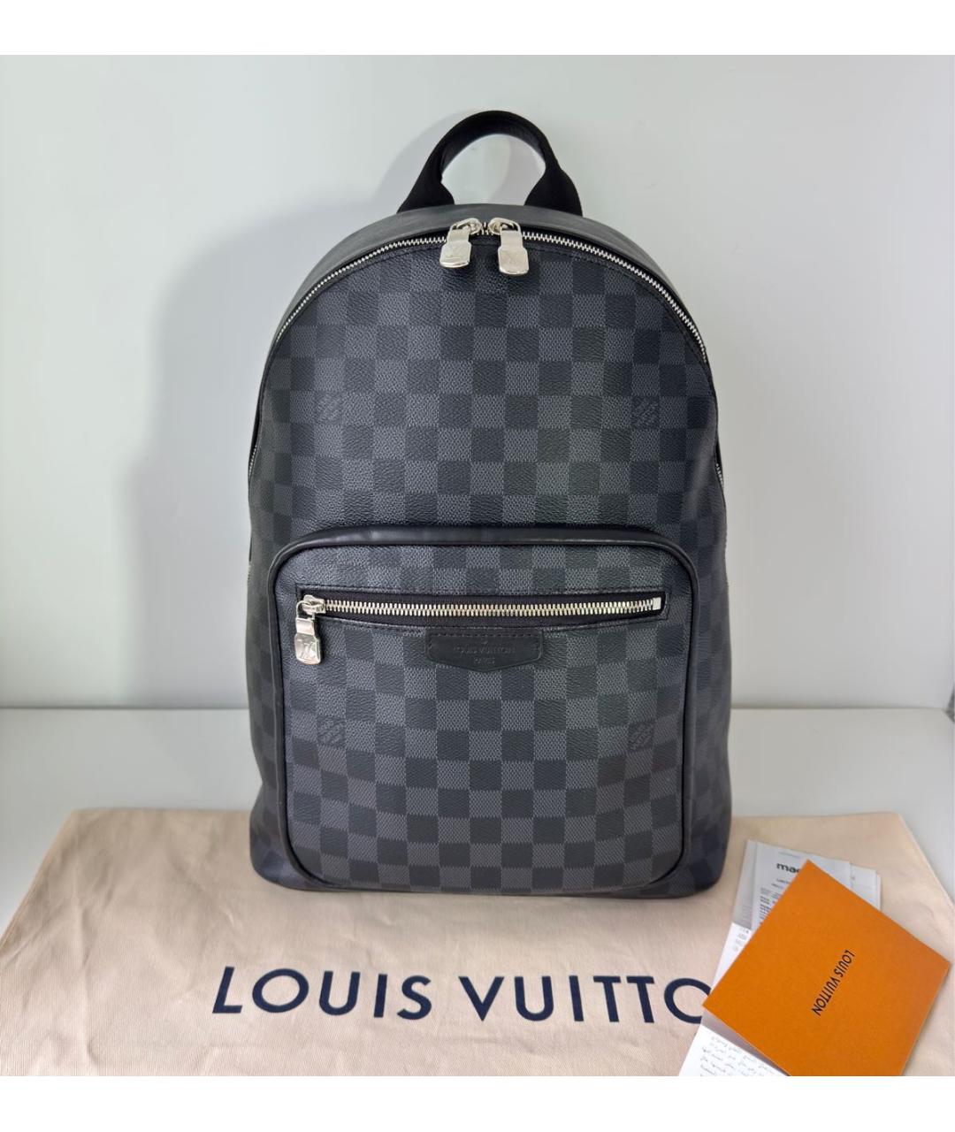 LOUIS VUITTON Черный рюкзак, фото 9