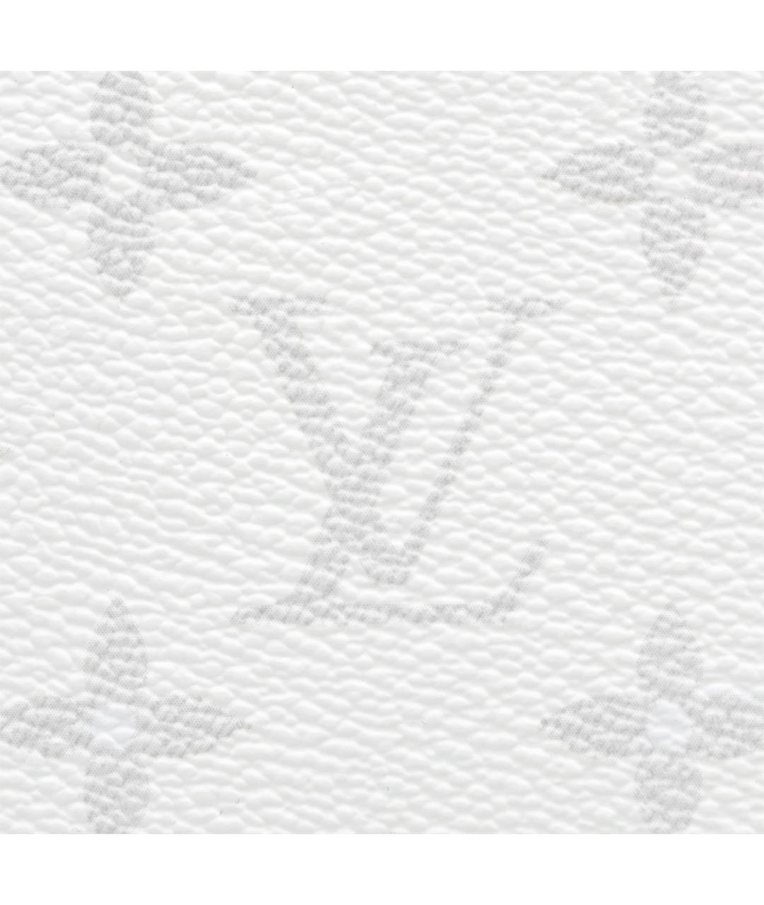 LOUIS VUITTON Белый кожаный кошелек, фото 6