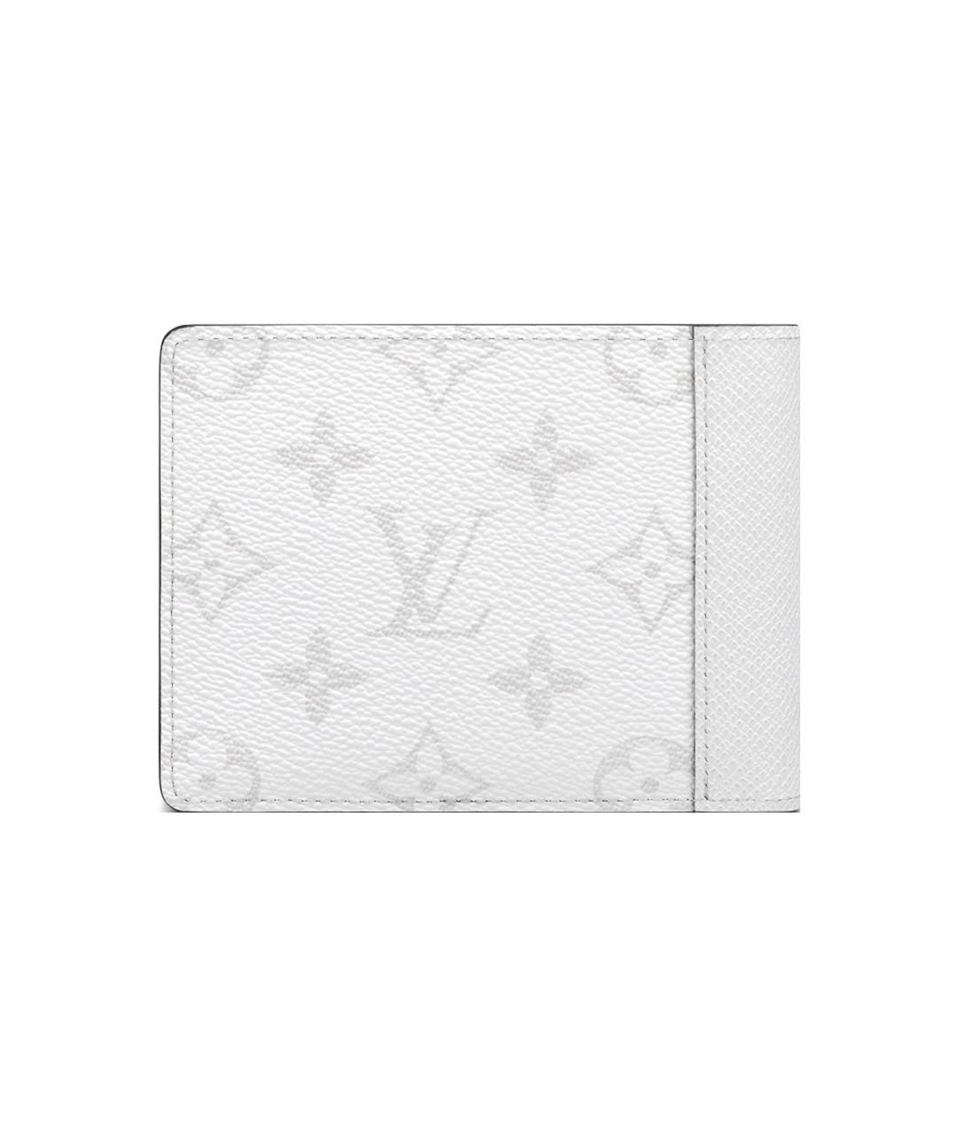 LOUIS VUITTON Белый кожаный кошелек, фото 3